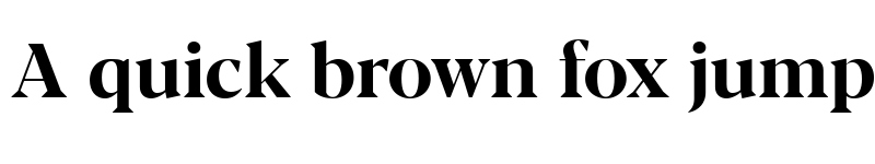 Preview of Blacker Display Bold font