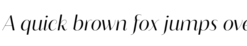 Preview of Blacker Sans Display Trial Light Italic font