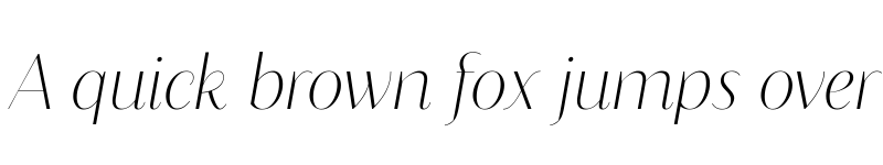 Preview of Blacker Sans Display Trial Thin Italic font