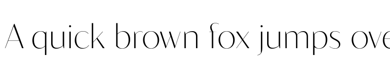 Preview of Blacker Sans Display Trial Thin font