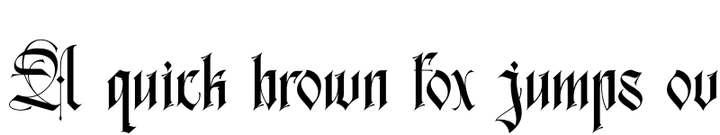 Preview of Blacker Spirit - Personal use Regular font