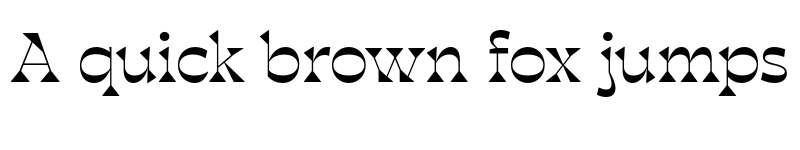 Preview of Blackest Medium font