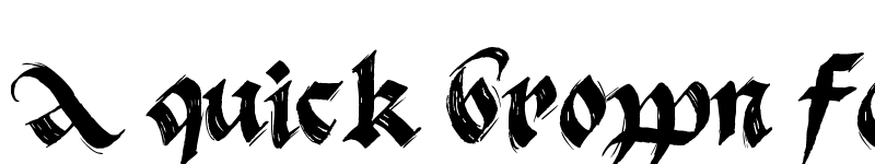 Preview of BlackFlag Regular font