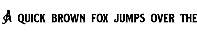 Preview of Blackford Regular font