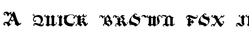 Preview of BlackInitialText Regular font