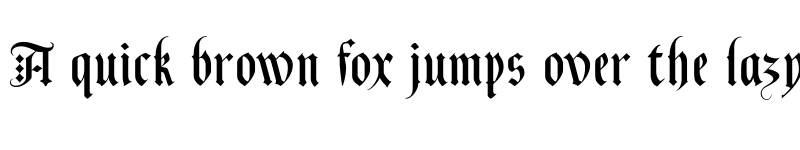 Preview of BlackKnightFLF Regular font