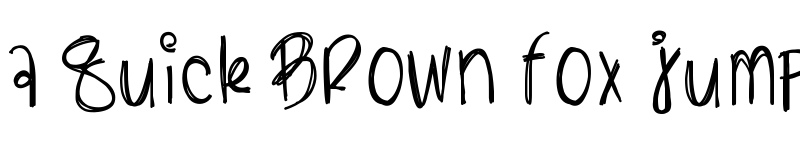 Preview of BlackLightning BlackLightning font