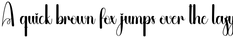 Preview of Blackline Regular font