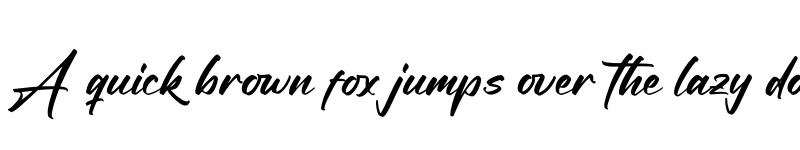 Preview of Blacklist Regular font