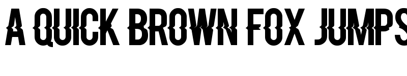 Preview of Blacklisted Regular font