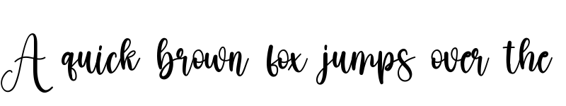 Preview of Blackpink Regular font