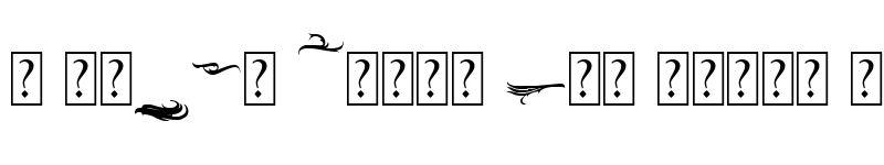 Preview of Blackrose Ornament Regular font