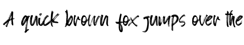 Preview of Blacksign Regular font