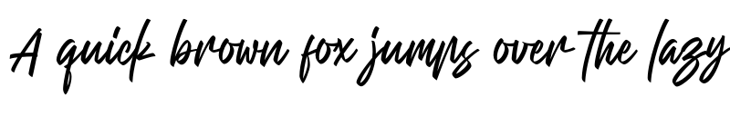 Preview of Blackson Regular font