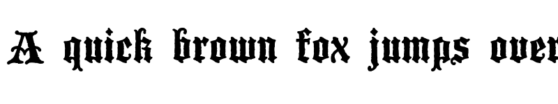 Preview of BlackwoodCastle Regular font