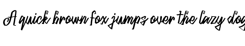 Preview of Blacky Sambat Regular font