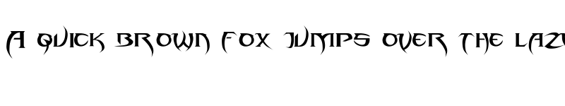 Preview of Blade 2 Regular font