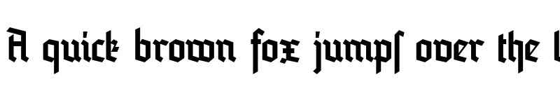 Preview of Blankenburg Regular font