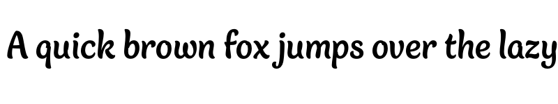 Preview of Blanket Bold font