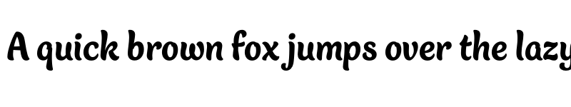 Preview of Blanket Heavy font