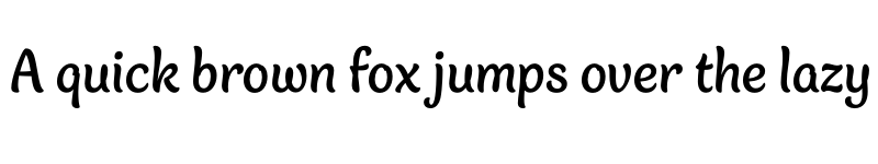 Preview of Blanket Medium font