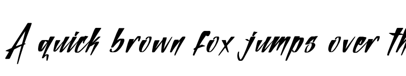 Preview of Blashting Metale Regular font