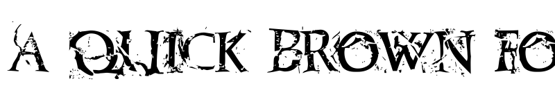 Preview of Blasphemy Regular font