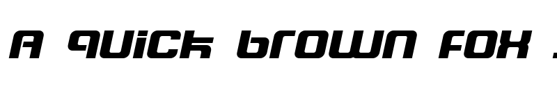 Preview of Blaster Eternal Italic font