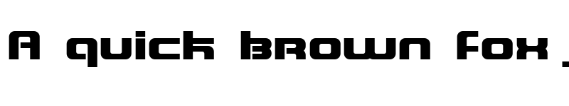 Preview of Blaster Infinite Regular font