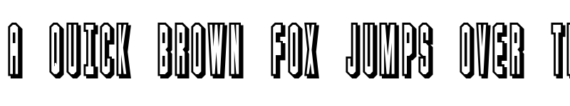 Preview of Blaster Regular font