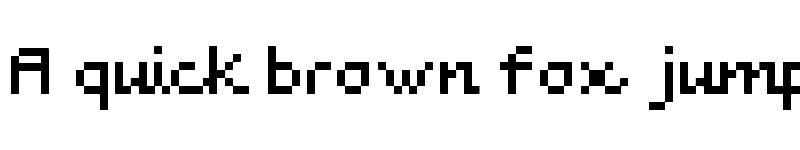 Preview of Blau 7pt Regular font