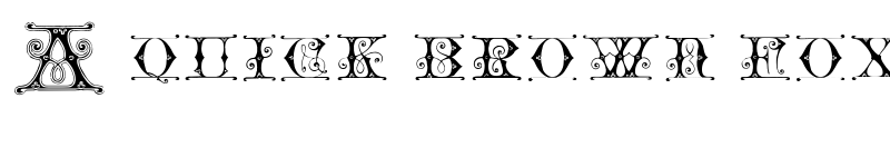 Preview of Blavicke Capitals Semi-expanded Regular font