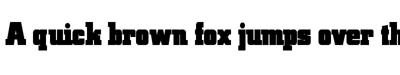 Preview of BlaxSlabXXL Regular font