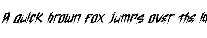 Preview of Bledek Regular font