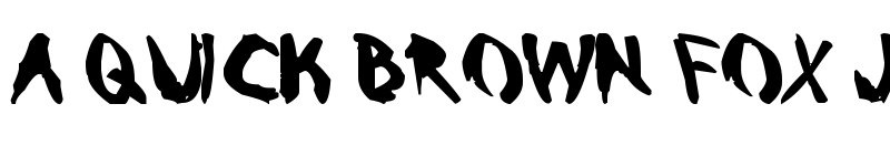 Preview of Bleeding Trough Regular font