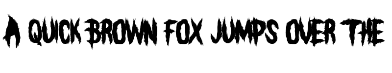 Preview of BLEEECH Regular font