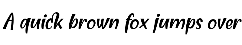 Preview of Blending Attraction Italic font