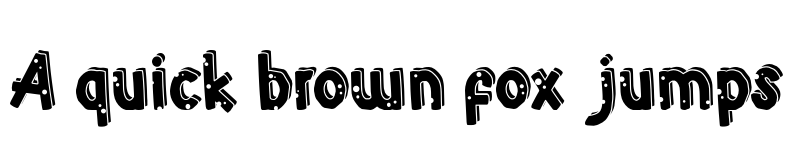 Preview of Blessed Regular font