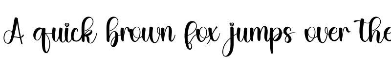 Preview of Blessful Regular font