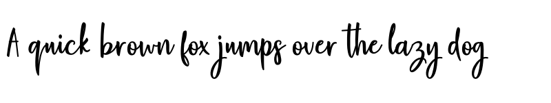 Preview of Blessing Script Regular font