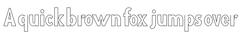 Preview of Blink Liner font