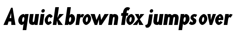 Preview of Blink Obl font