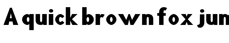 Preview of Blink Wide font