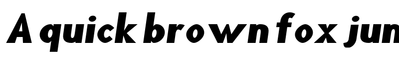 Preview of Blink WideObl font