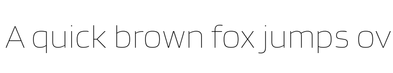 Preview of Blinker Thin font