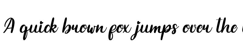 Preview of Blinking Regular font