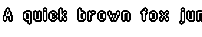 Preview of Blippia Regular font