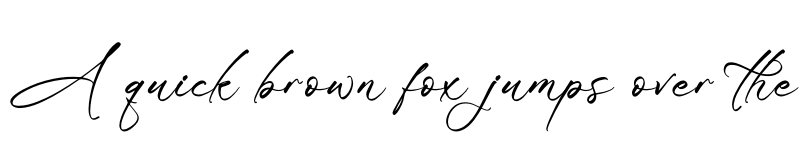 Preview of Blissfuly Magnotia Regular font