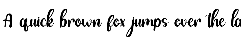 Preview of Blitely Regular font