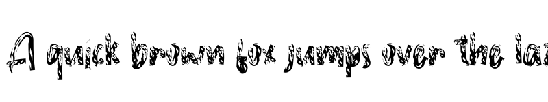 Preview of Blitzer Regular font